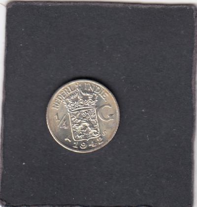 Beschrijving: 1/4 Gulden 